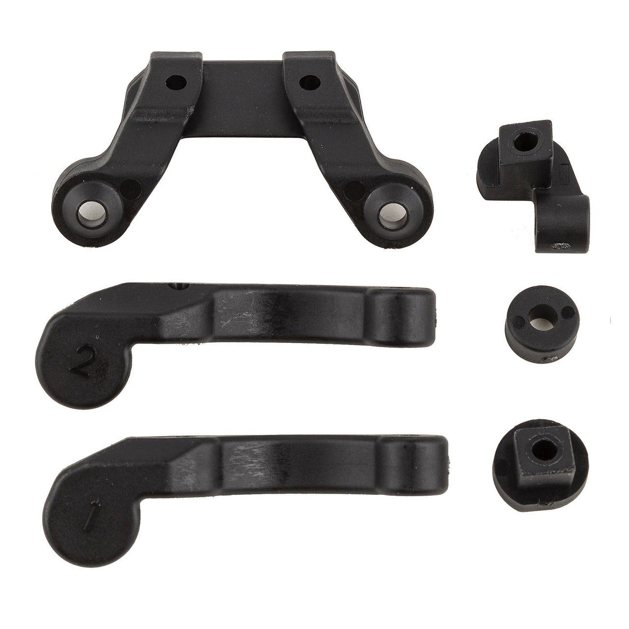 AE91978 - Team Associated RC10B6.4 Front Wing Mount, Fan Mounts, and Battery Brace Shim Set