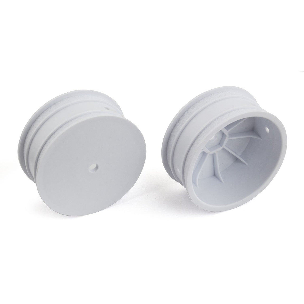 AE92095 - Team Associated 4WD Front Wheels, 2.2&quot;, 12mm Hex, white
