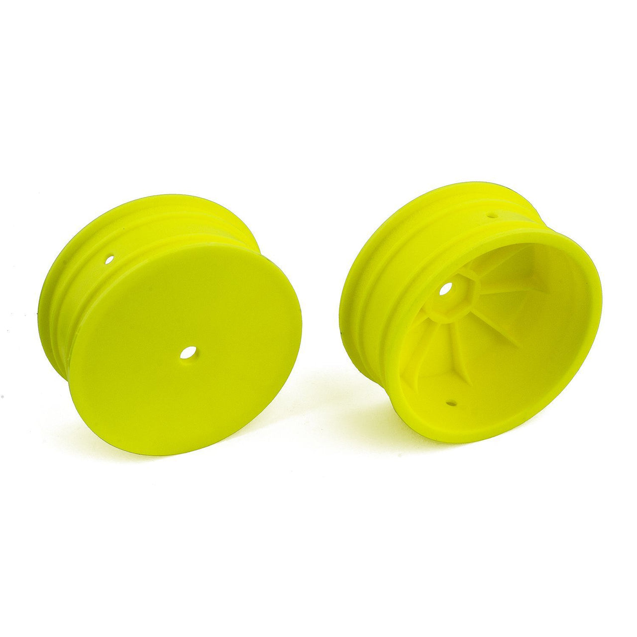 AE92096 - Team Associated 4WD Front Wheels, 2.2&quot;, 12mm Hex, yellow