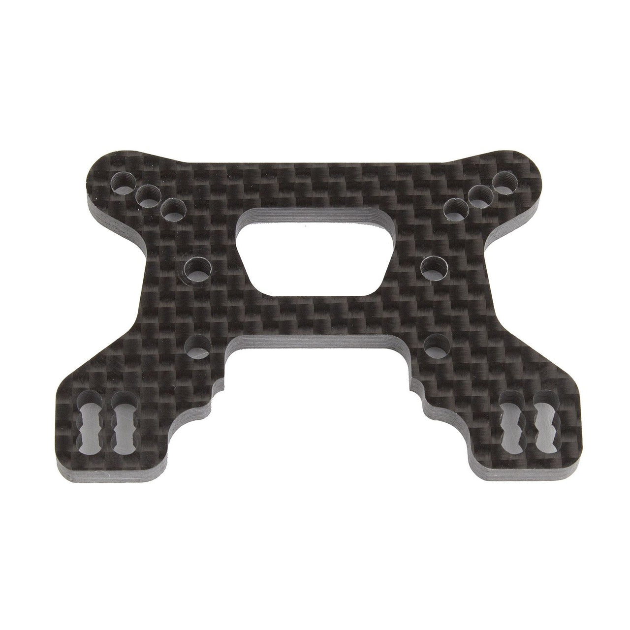 AE92265 - Team Associated RC10B74.1 Front Shock Tower, 23mm, carbon fiber