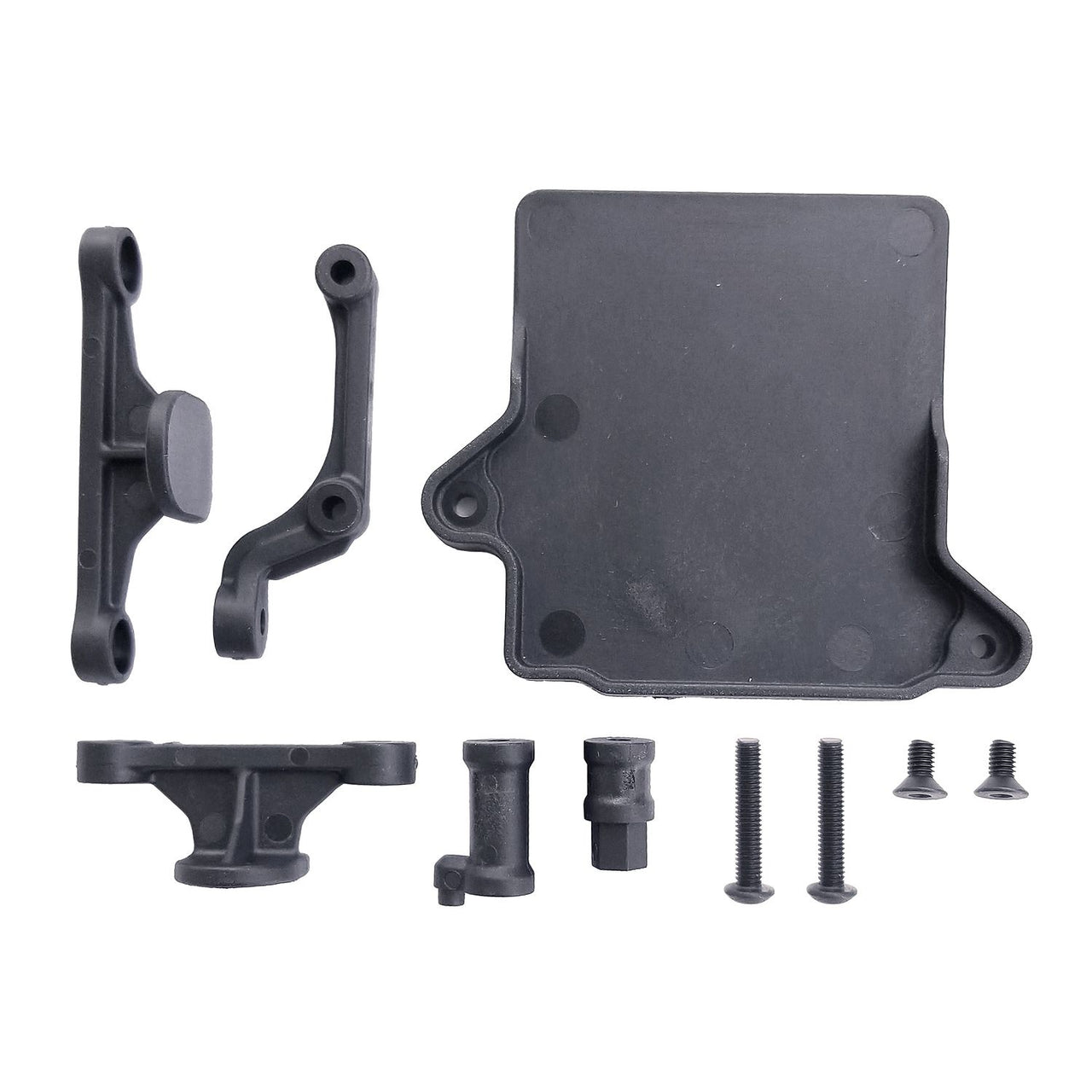 AE92268 - Team Associated RC10B74.1 LP Battery Posts, Fan Mount, ESC Tray