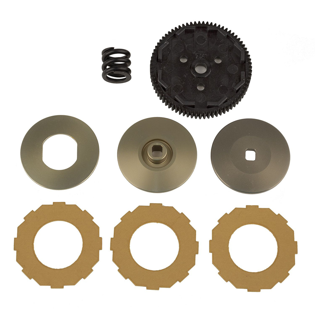 AE92282 - Team Associated RC10B74.1 3 Pad Slipper Conversion