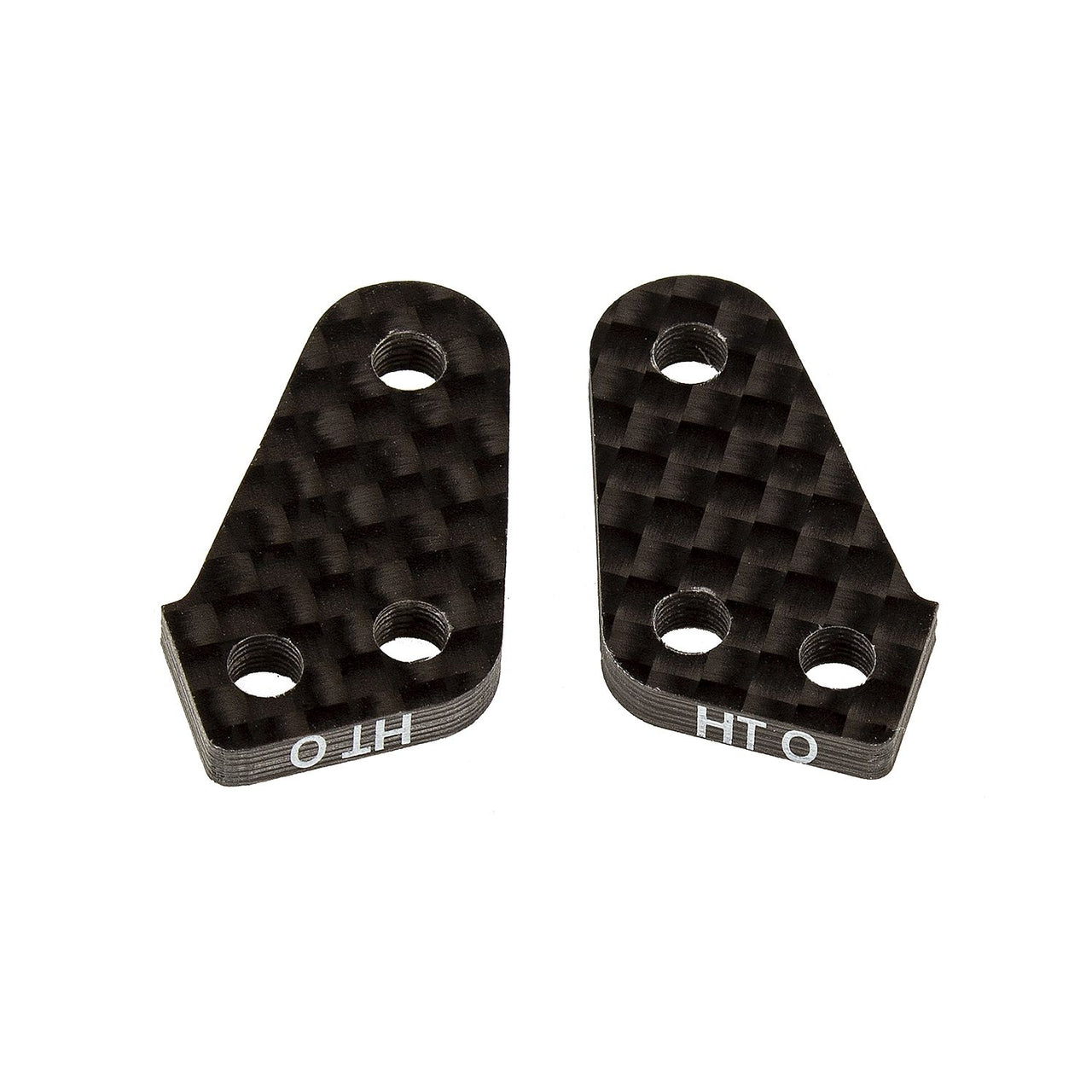 AE92305 - Associated Electrics FT RC10B74 Steering Block Arms, HT 0, carbon fiber