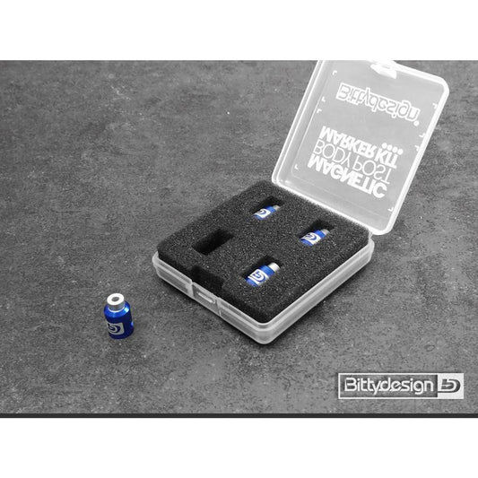 BDBPMK10-BE - Bittydesign Magnetic Body Post Marker Kit - Blue