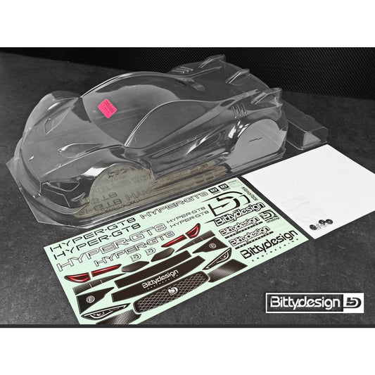 BDGT8-HYP - Bittydesign HYPER-GT8 1/8 GT Body - 325mm WB (LW | 1.0mm)