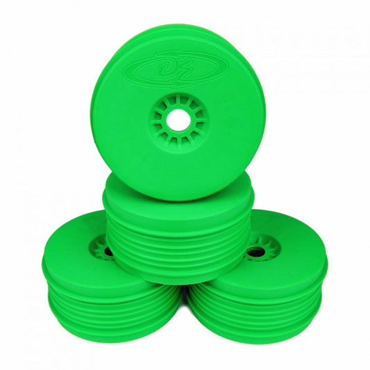 DER-PSB-8G - DE Racing Speedline PLUS Wheels for 1/8 Buggy / GREEN / 4pcs