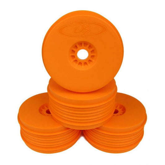 DER-PSB-8O - DE Racing Speedline PLUS Wheels for 1/8 Buggy / ORANGE / 4pcs