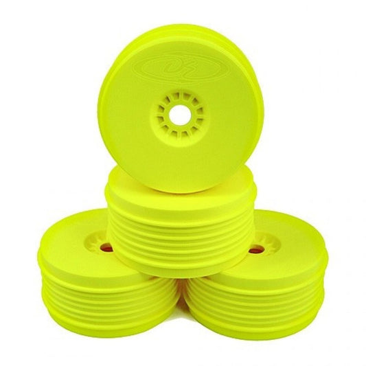 DER-PSB-8Y - DE Racing Speedline PLUS Wheels for 1/8 Buggy / YELLOW / 4pcs