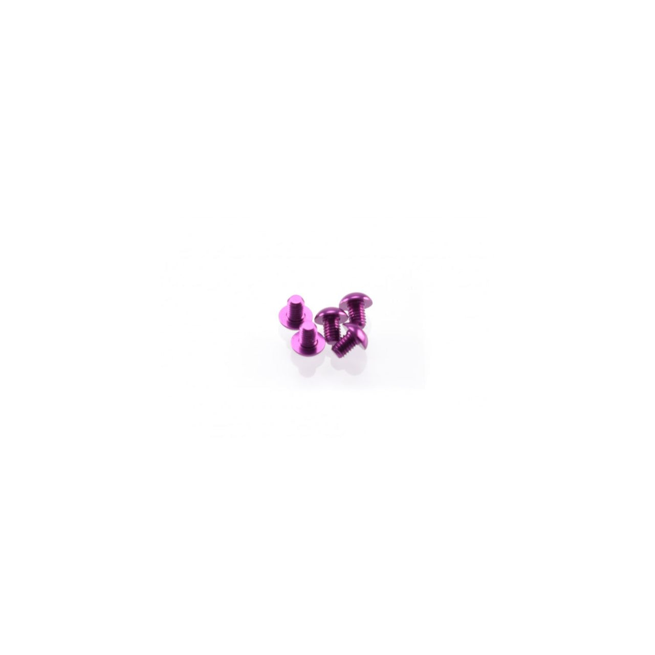 HS-48138 - Hiro Seiko Alloy Hex Socket Button Head Screw M3x4mm [Purple] (5pcs)
