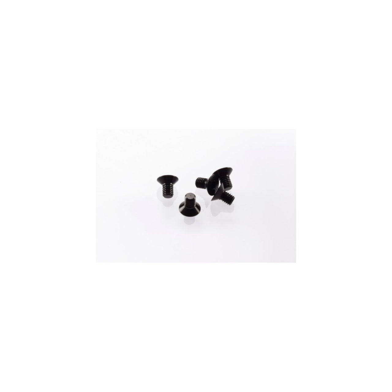 HS-48149 - Hiro Seiko Alloy Hex Socket Flat Head Screw M3x5mm [Black] (5pcs)