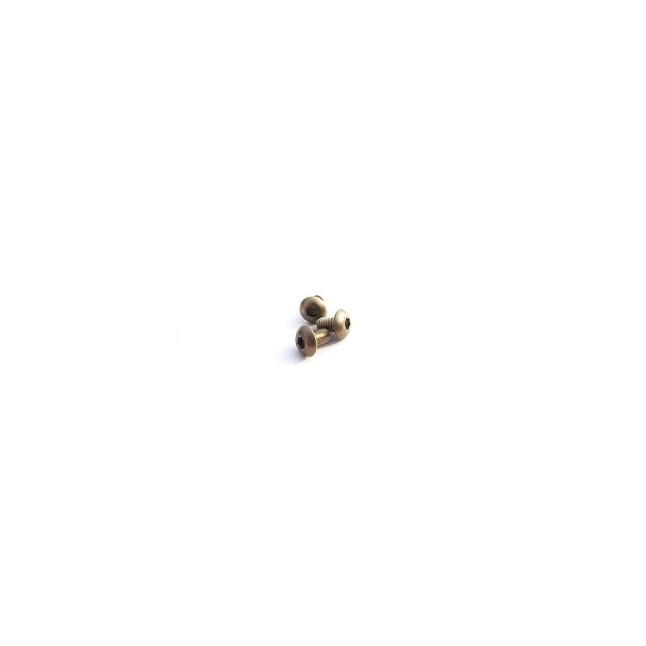 HS-48161 - Hiro Seiko Titanium Hex Socket Button Head Screw M4x6mm (3pcs)