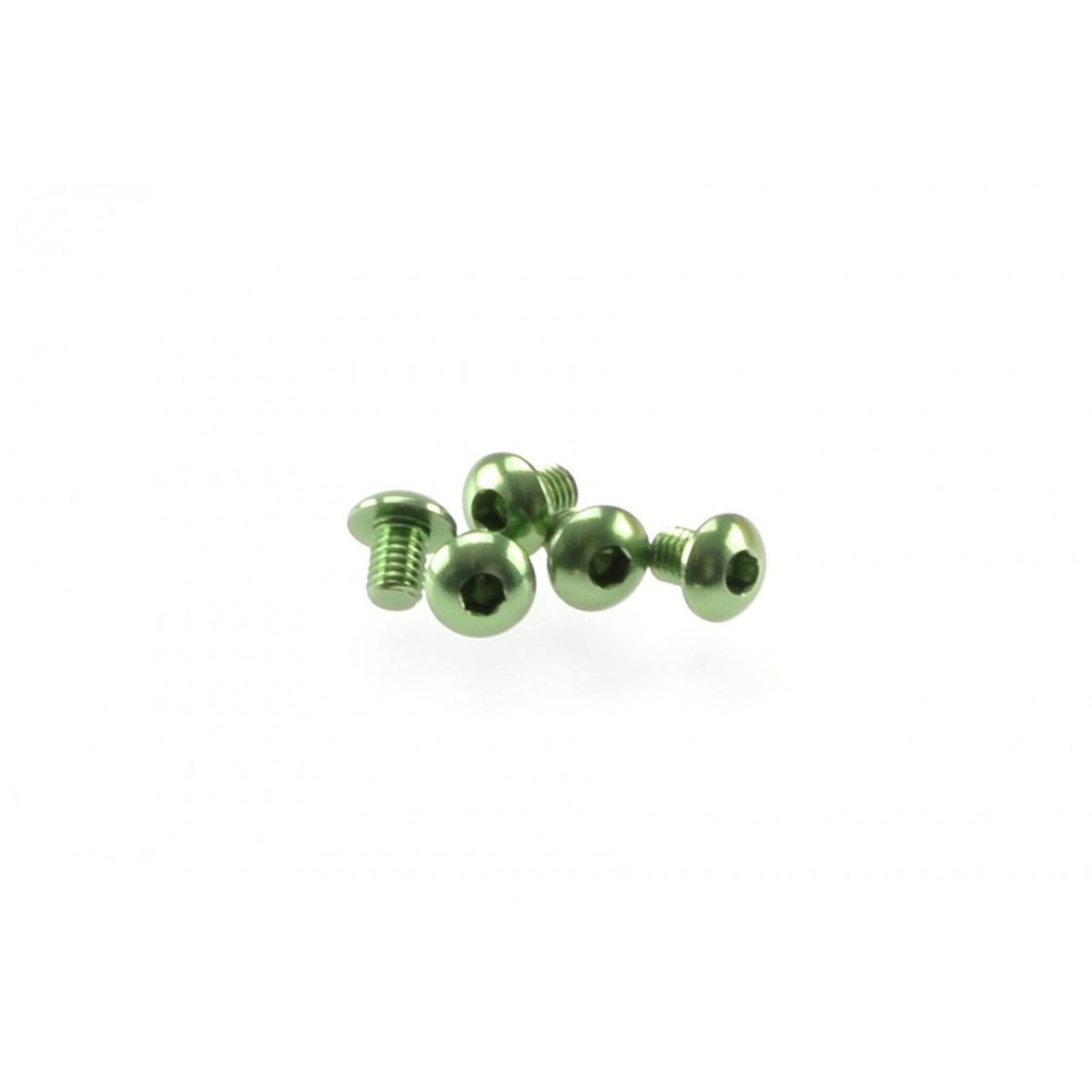HS-48359 - Hiro Seiko Alloy Hex Socket Button Head Screw M3x4mm [Green] (5pcs)