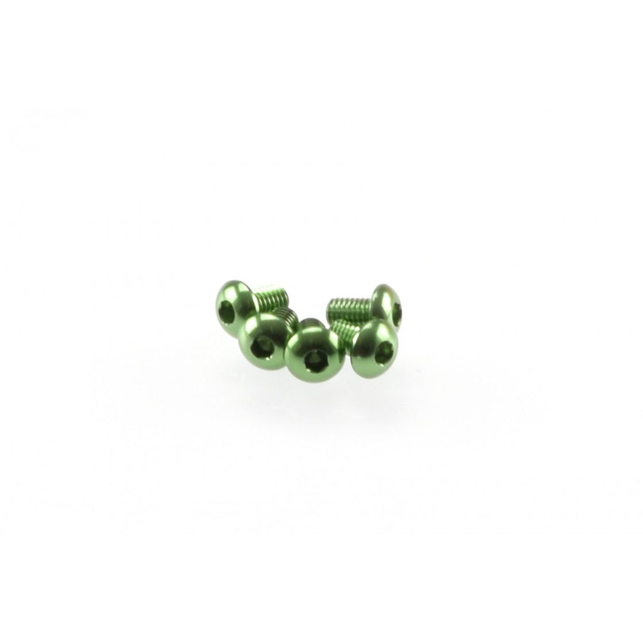 HS-48360 - Hiro Seiko Alloy Hex Socket Button Head Screw M3x5mm [Green] (5pcs)