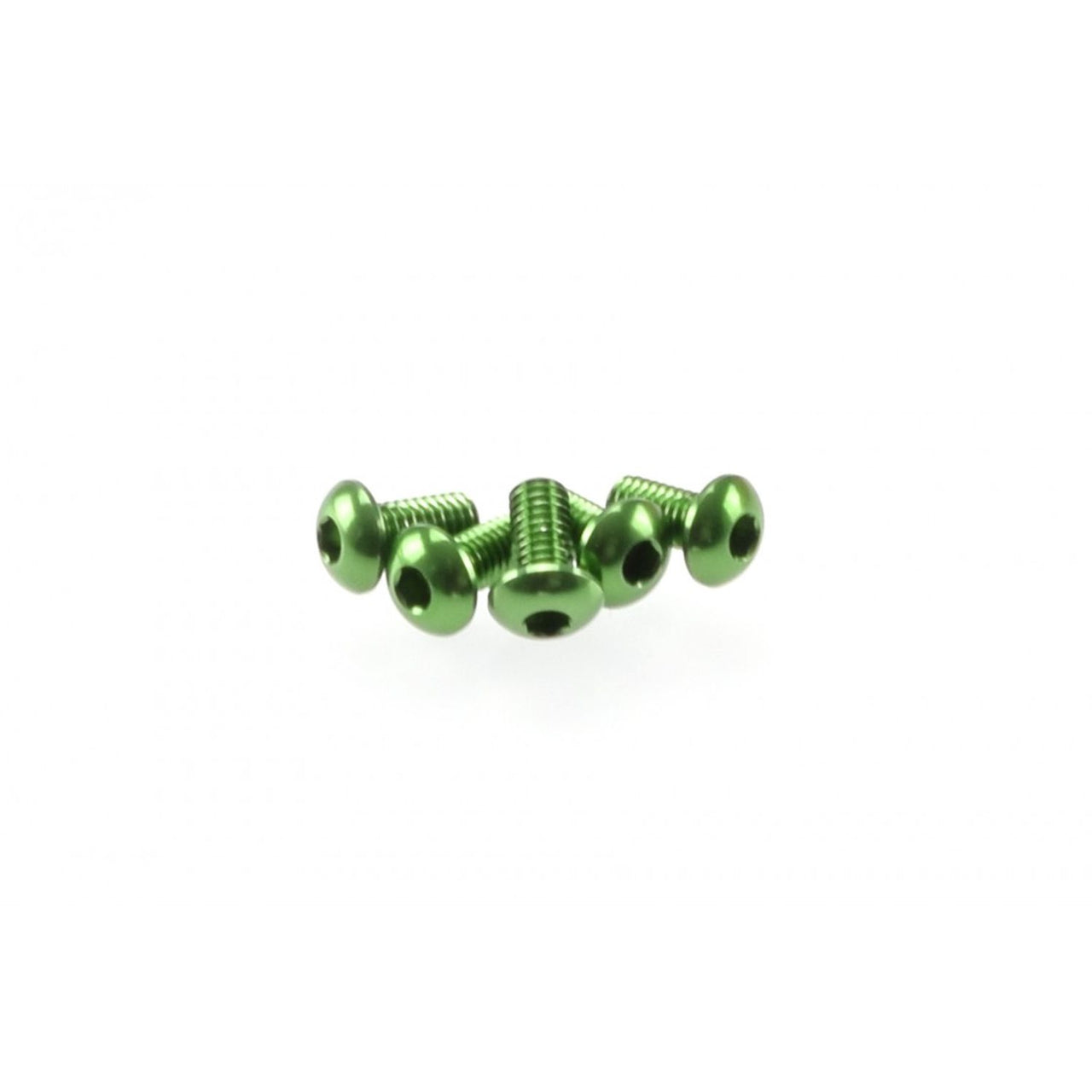 HS-48361 - Hiro Seiko Alloy Hex Socket Button Head Screw M3x6mm [Green] (5pcs)