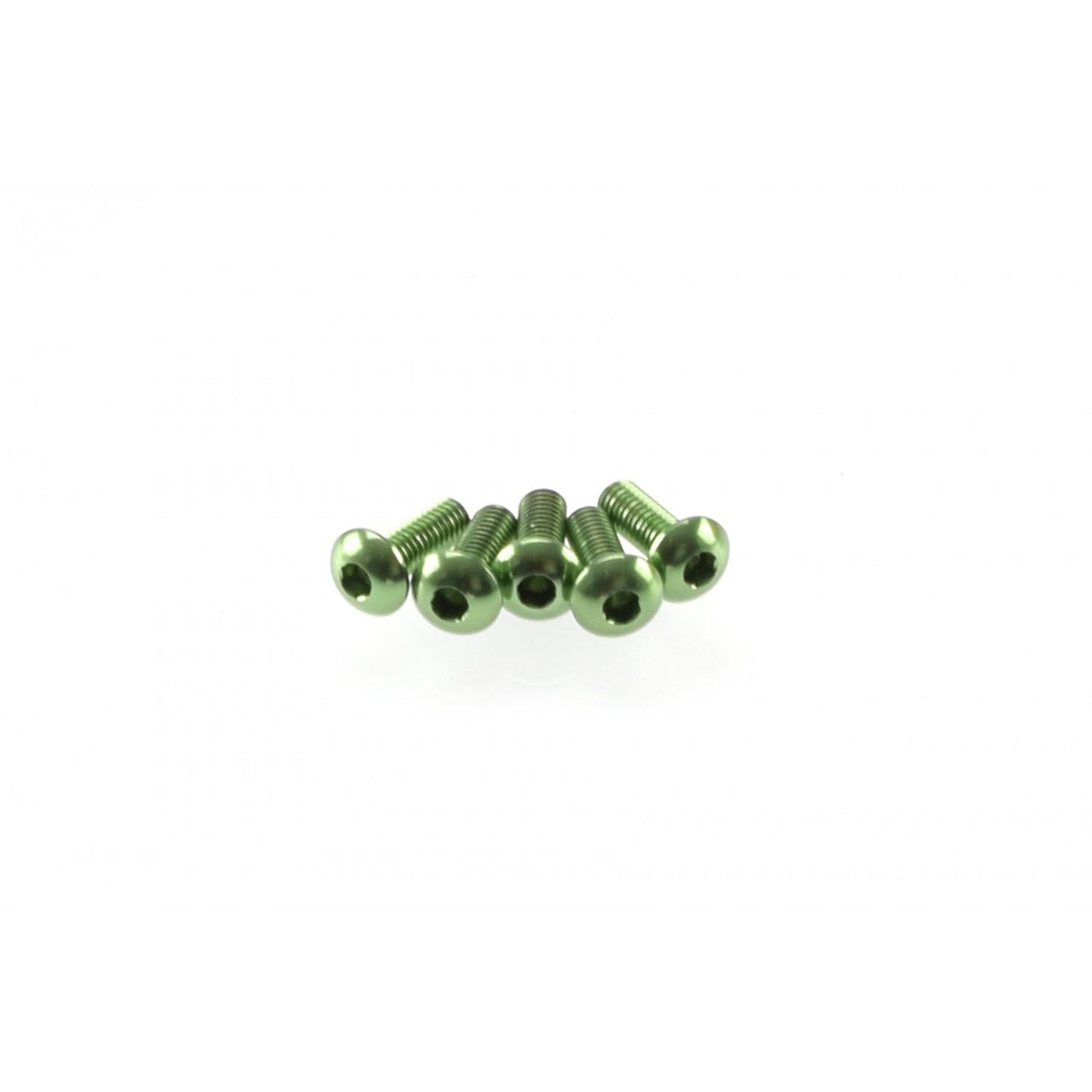 HS-48362 - Hiro Seiko Alloy Hex Socket Button Head Screw M3x8mm [Green] (5pcs)
