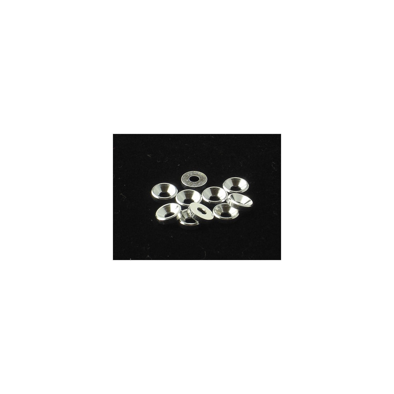 HS-69248 - Hiro Seiko 3mm Alloy Countersunk Washer [Silver] (10pcs)