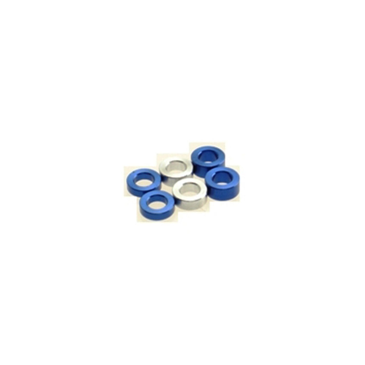 HS-69457 - Hiro Seiko 3mm Alloy Spacer Set (1.5mm / 2.0mm / 2.5mm) [Y-Blue] (2pcs each)