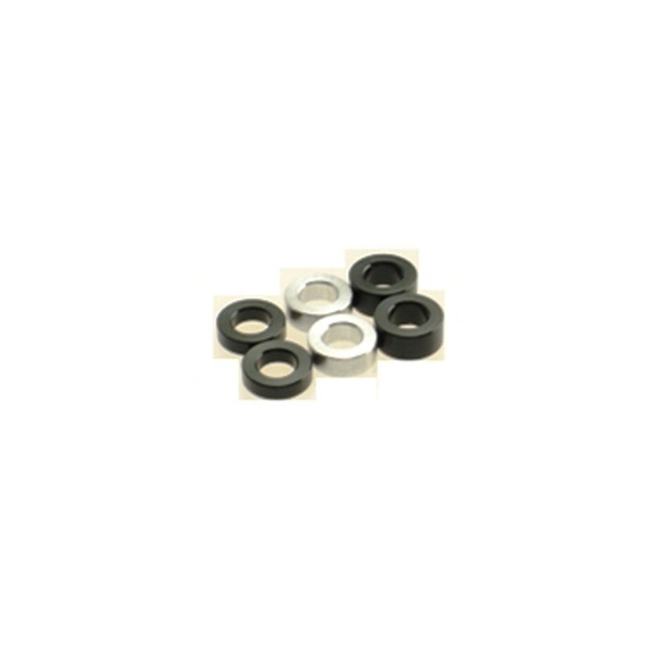 HS-69459 - Hiro Seiko 3mm Alloy Spacer Set (1.5mm / 2.0mm / 2.5mm) [Black] (2pcs each)