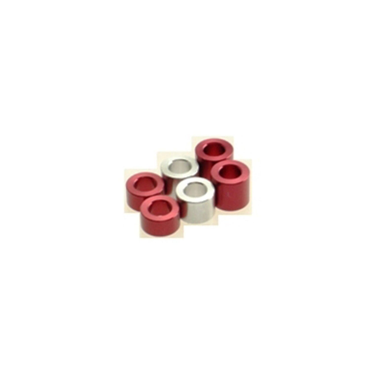 HS-69461 - Hiro Seiko 3mm Alloy Spacer Set (3.0mm / 4.0mm / 5.0mm) [Red] (2pcs each)