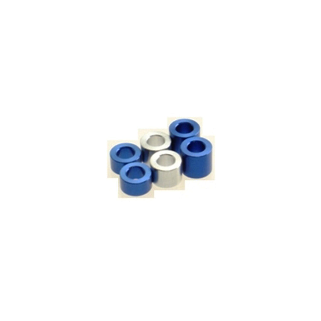 HS-69464 - Hiro Seiko 3mm Alloy Spacer Set (3.0mm / 4.0mm / 5.0mm) [Y-Blue] (2pcs each)