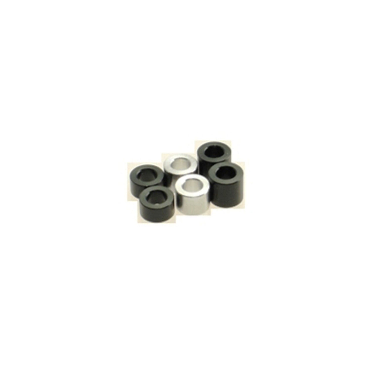 HS-69466 - Hiro Seiko 3mm Alloy Spacer Set (3.0mm / 4.0mm / 5.0mm) [Black] (2pcs each)