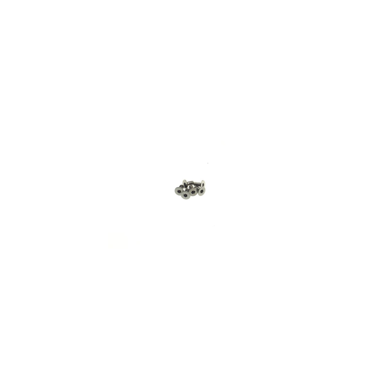 HS-69531 - Hiro Seiko Hex Socket Flat Head Screw M3x20mm [S-Black] (6pcs)
