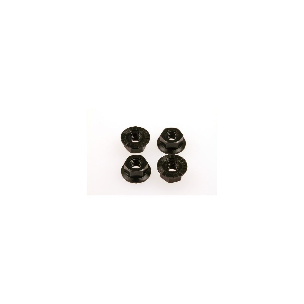 HS-69597 - Hiro Seiko 4mm Alloy Serrated Wheel Nut [Black] (4pcs)