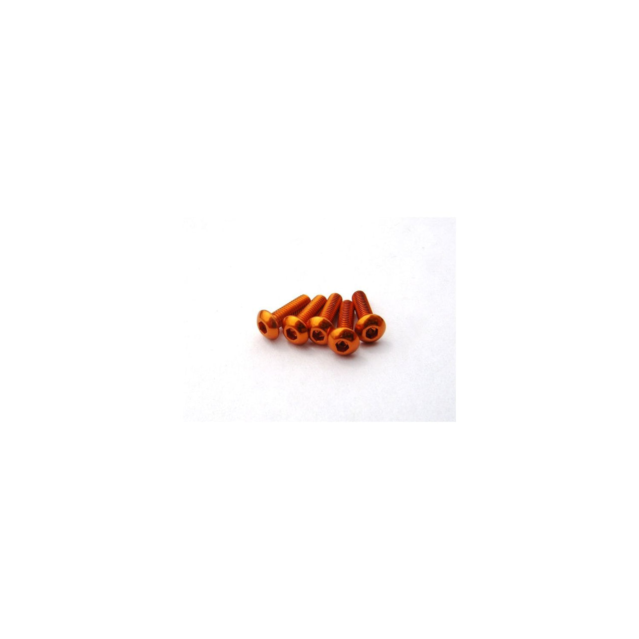 HS-69637 - Hiro Seiko Alloy Hex Socket Button Head Screw M3x10mm [Orange] (5pcs)