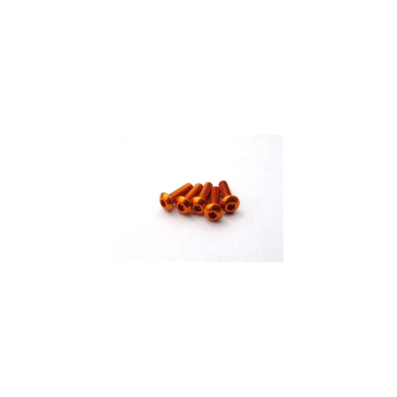 HS-69638 - Hiro Seiko Alloy Hex Socket Button Head Screw M3x12mm [Orange] (5pcs)