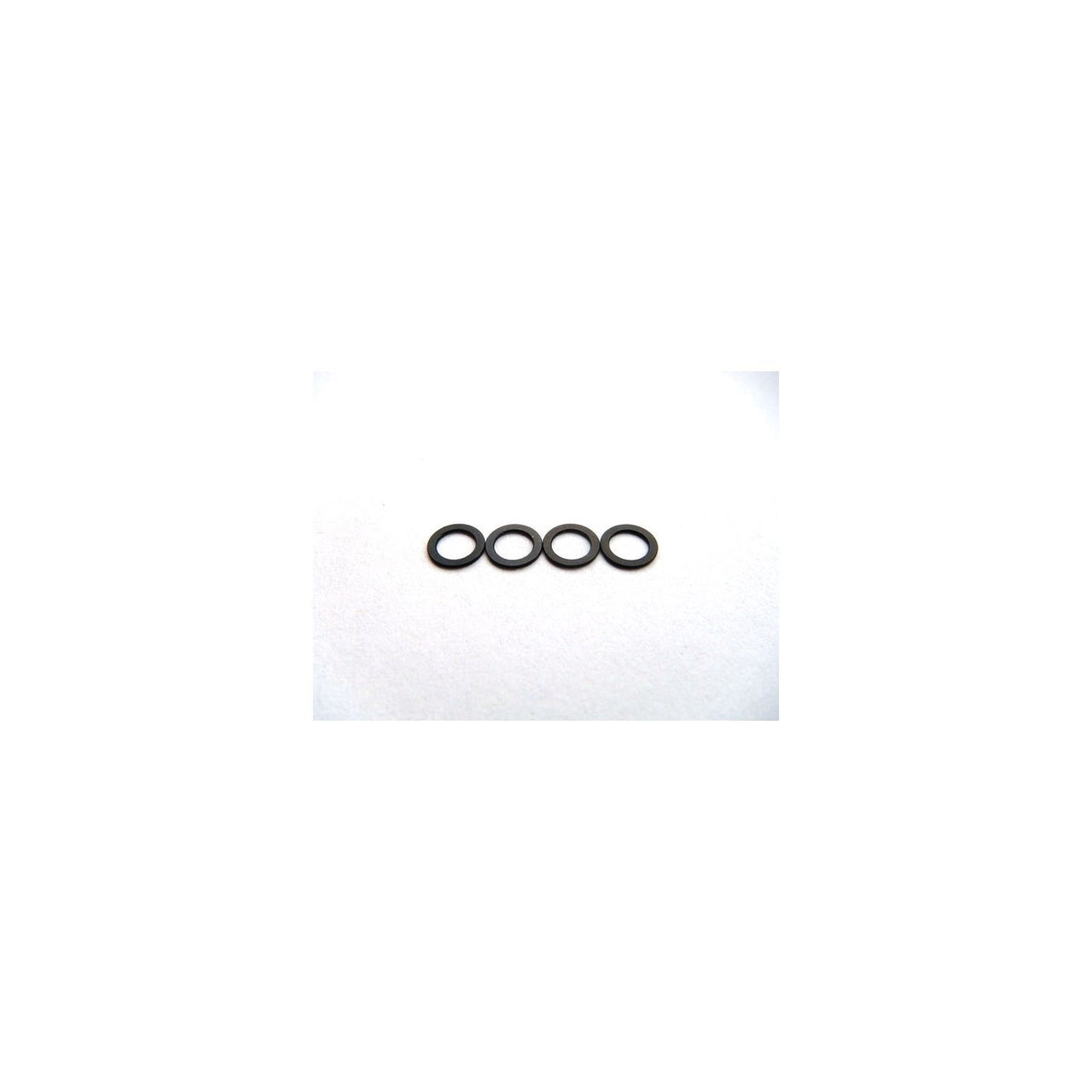 HS-69840 - Hiro Seiko 4mm Alloy Spacer (0.5mm) [Black] (4pcs)