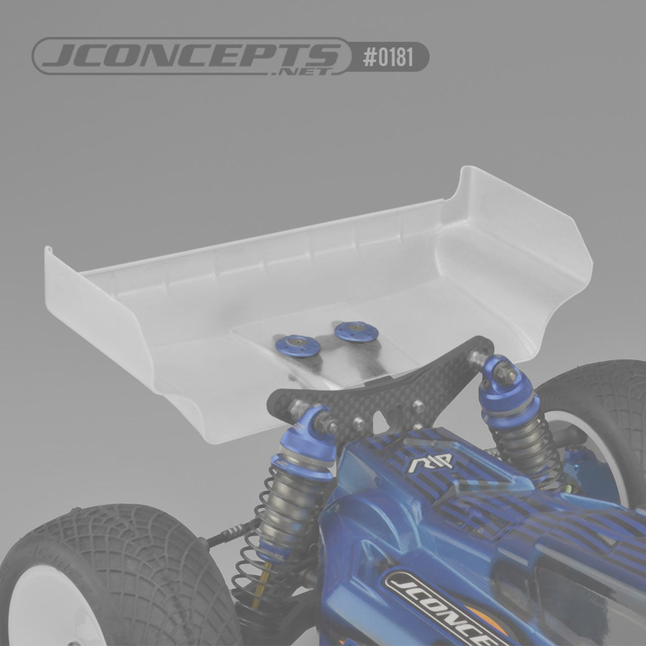 JCO0181 - JConcepts Aero S-Type 7&quot; Rear Wing - AE | TLR | Yokomo