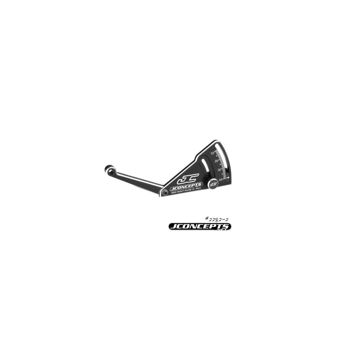 JCO2282-2 - JConcepts Aluminum Ride Height Gauge - Black