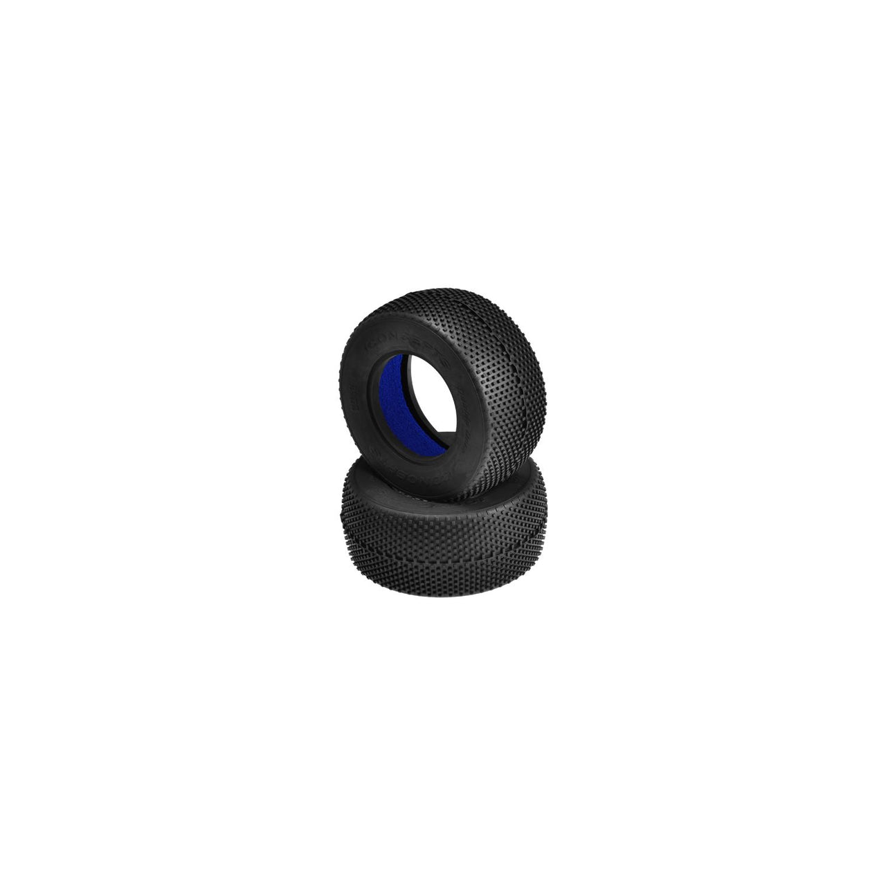 JCO3043-02 - JConcepts Double Dees (fits 3.0&quot; x 2.2&quot; Short Course Wheel) - Green / Super Soft Compound - 2pc.