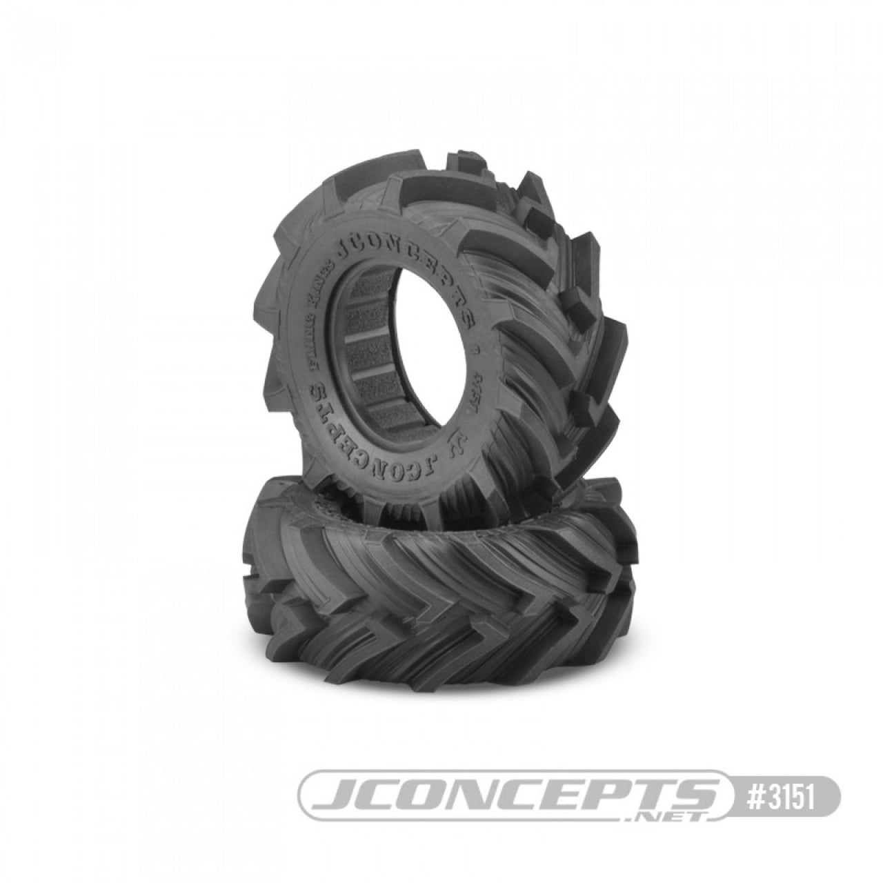 JCO3151-02 - JConcepts Fling King - Short Course Tire - 3.0&quot; x 2.2&quot; - Green / Super Soft Compound