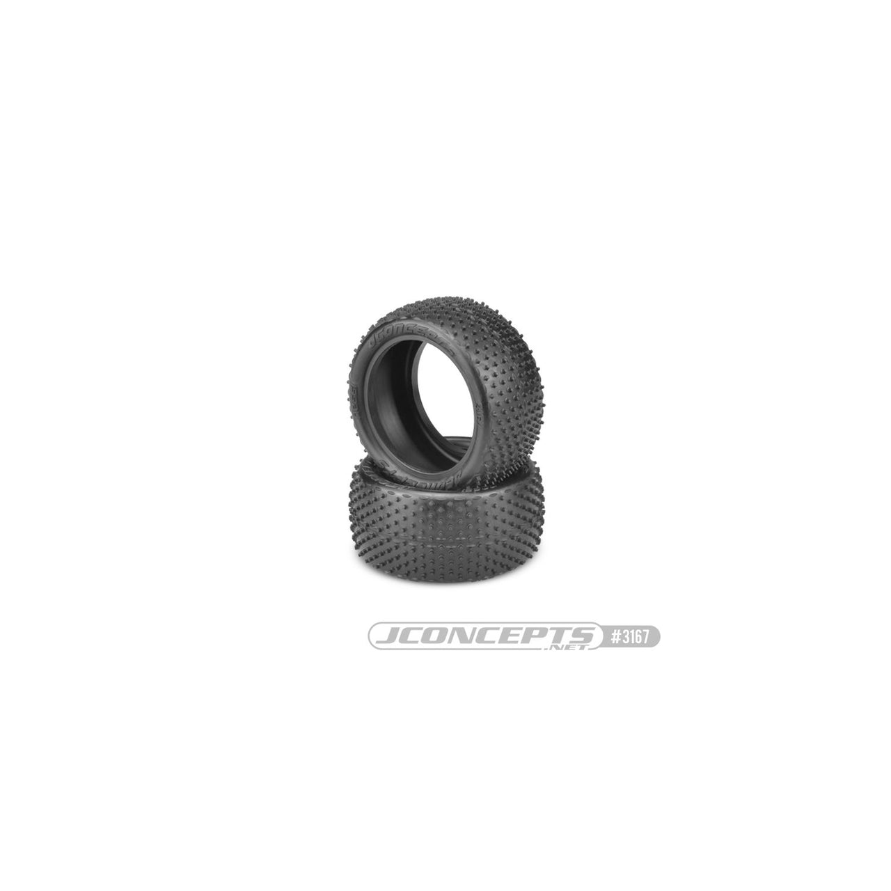 JCO3167-010 - JConcepts Nessi - 2.2&quot; Buggy Rear Tire - Pink / Medium Soft Compound