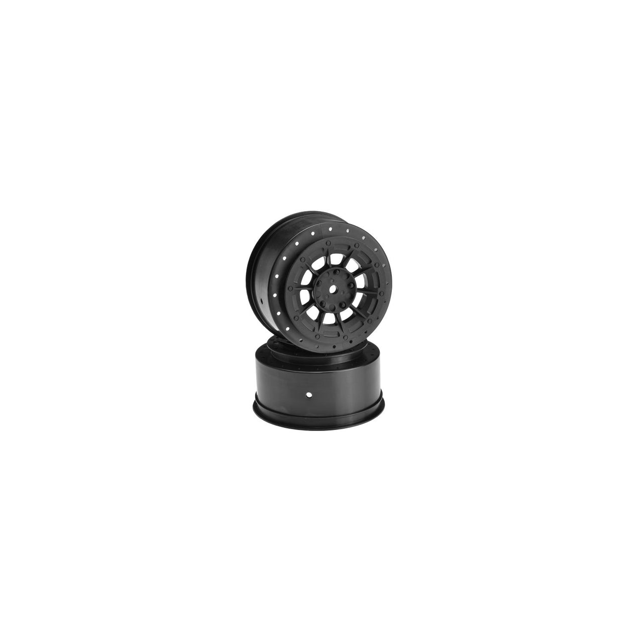 JCO3352B - JConcepts Hazard - Losi SCT-E Wheel - Black - 2pc.
