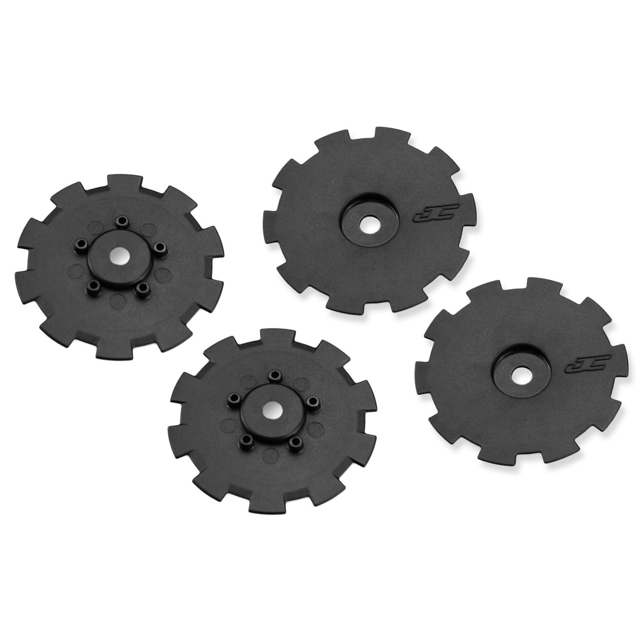 JCO3352BD - JConcepts Hazard - Losi SCT-E, 22 SCT Wheel Dish - Black - 4pc.