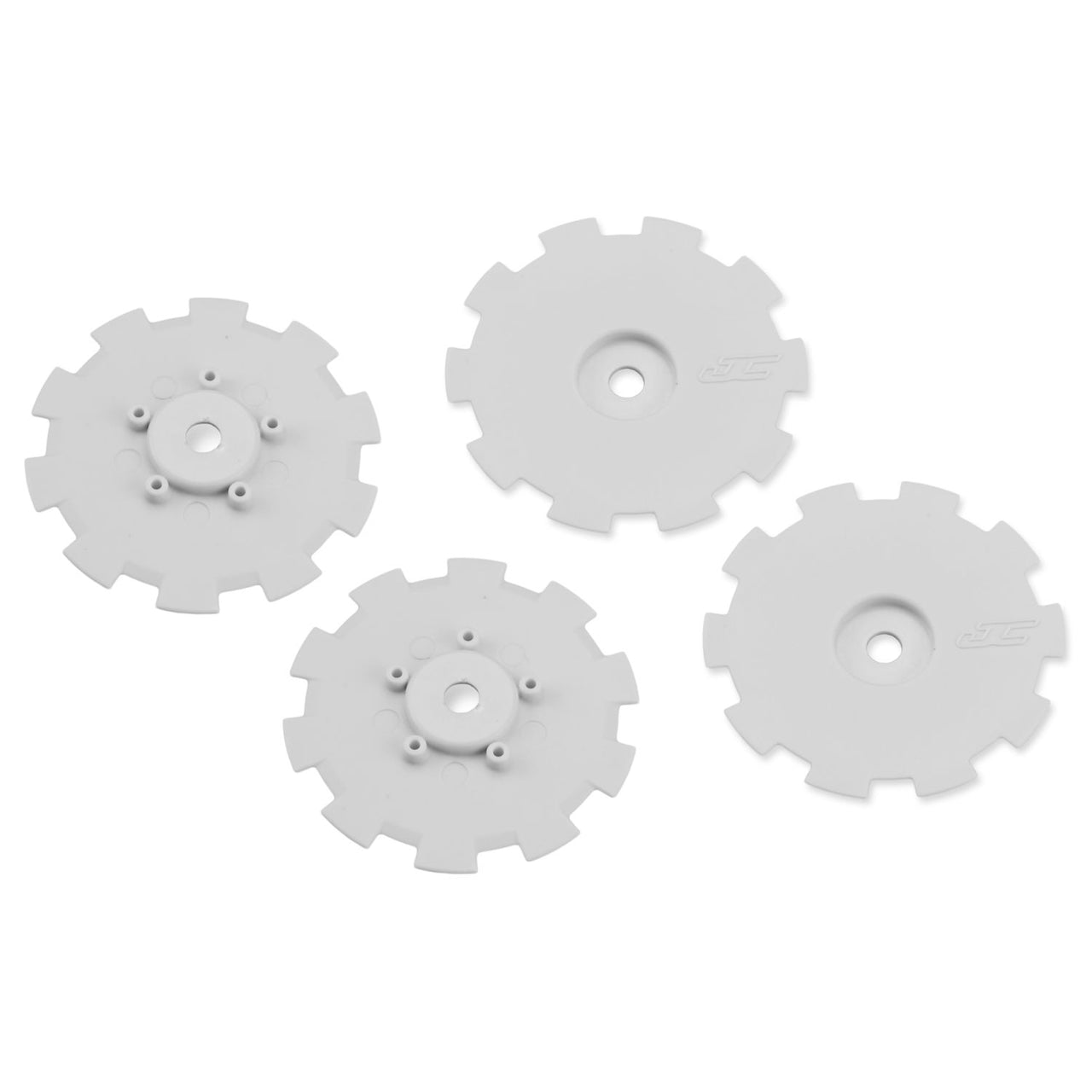 JCO3352WD - JConcepts Hazard - Losi SCT-E, 22 SCT Wheel Dish - White - 4pc.