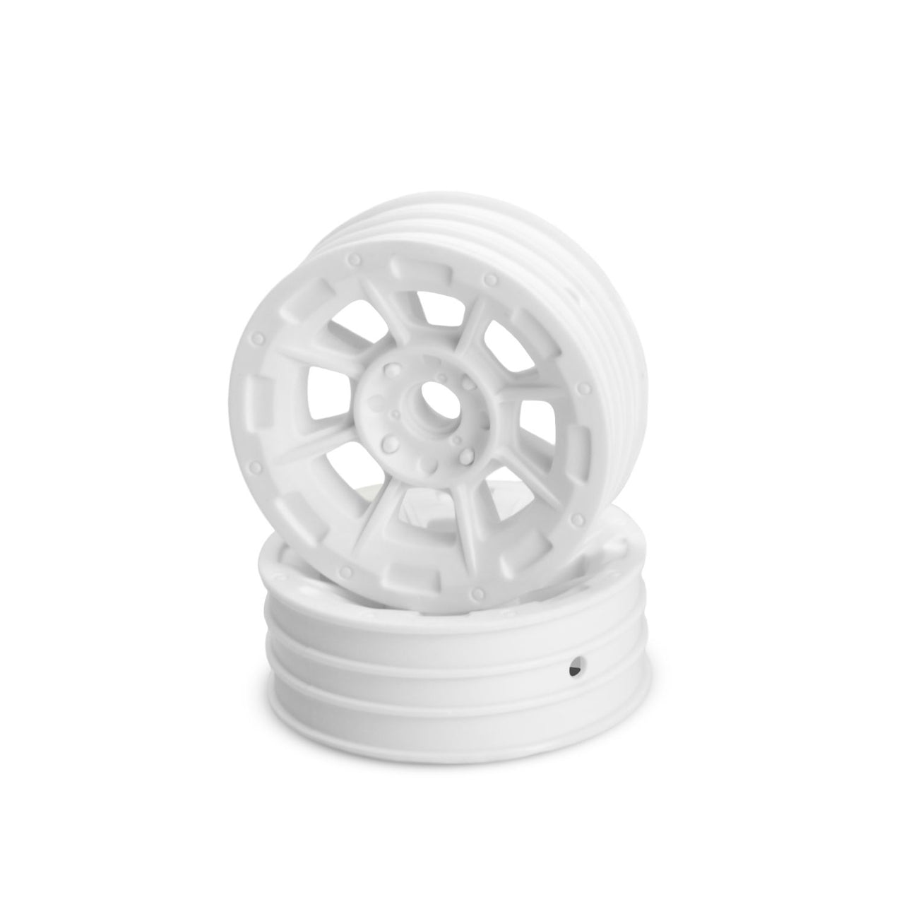 JCO3358W - JConcepts Hazard - 1.9&quot; RC10 Front Wheel - White - 2pc.