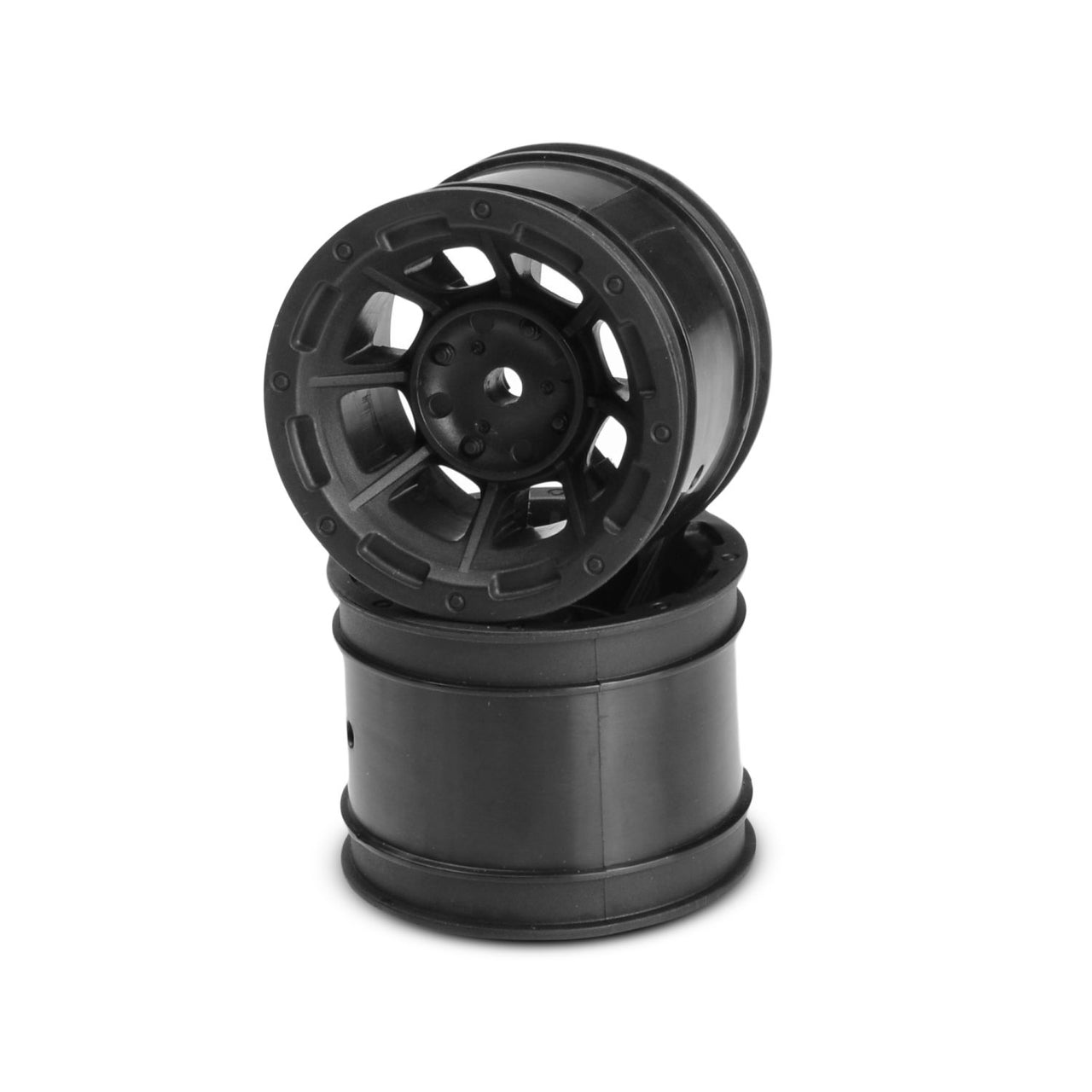 JCO3359B - JConcepts Hazard - 1.7&quot; RC10 Rear Wheel - Black - 2pc.
