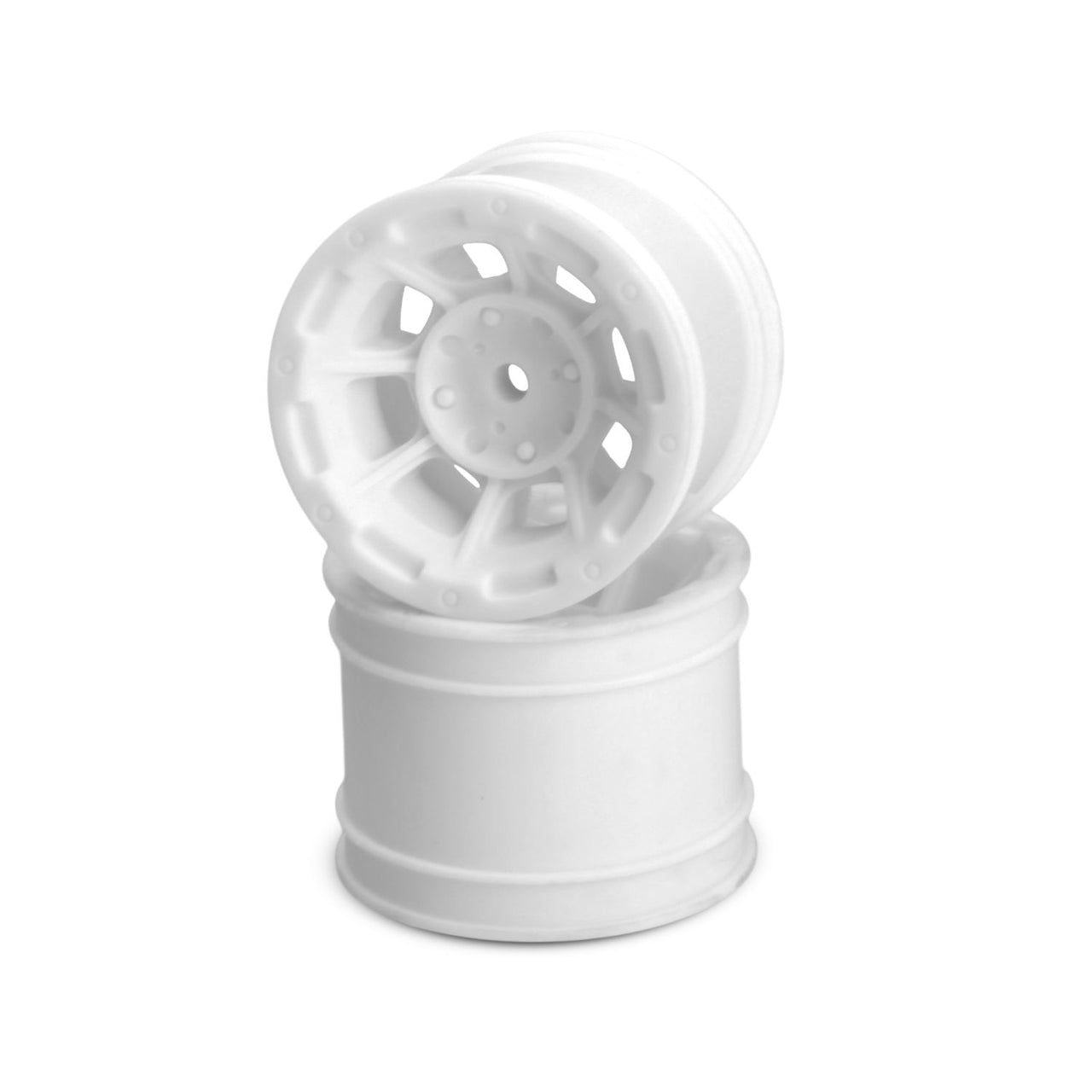 JCO3359W - JConcepts Hazard - 1.7&quot; RC10 Rear Wheel - White - 2pc.