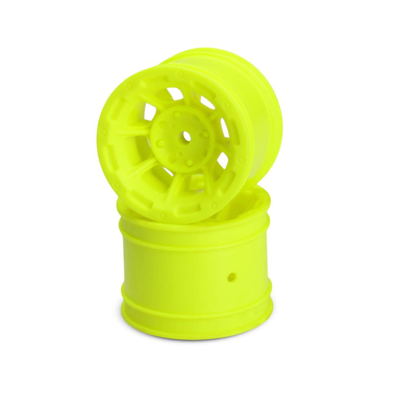 JCO3359Y - JConcepts Hazard - 1.7&quot; RC10 Rear Wheel - Yellow - 2pc.