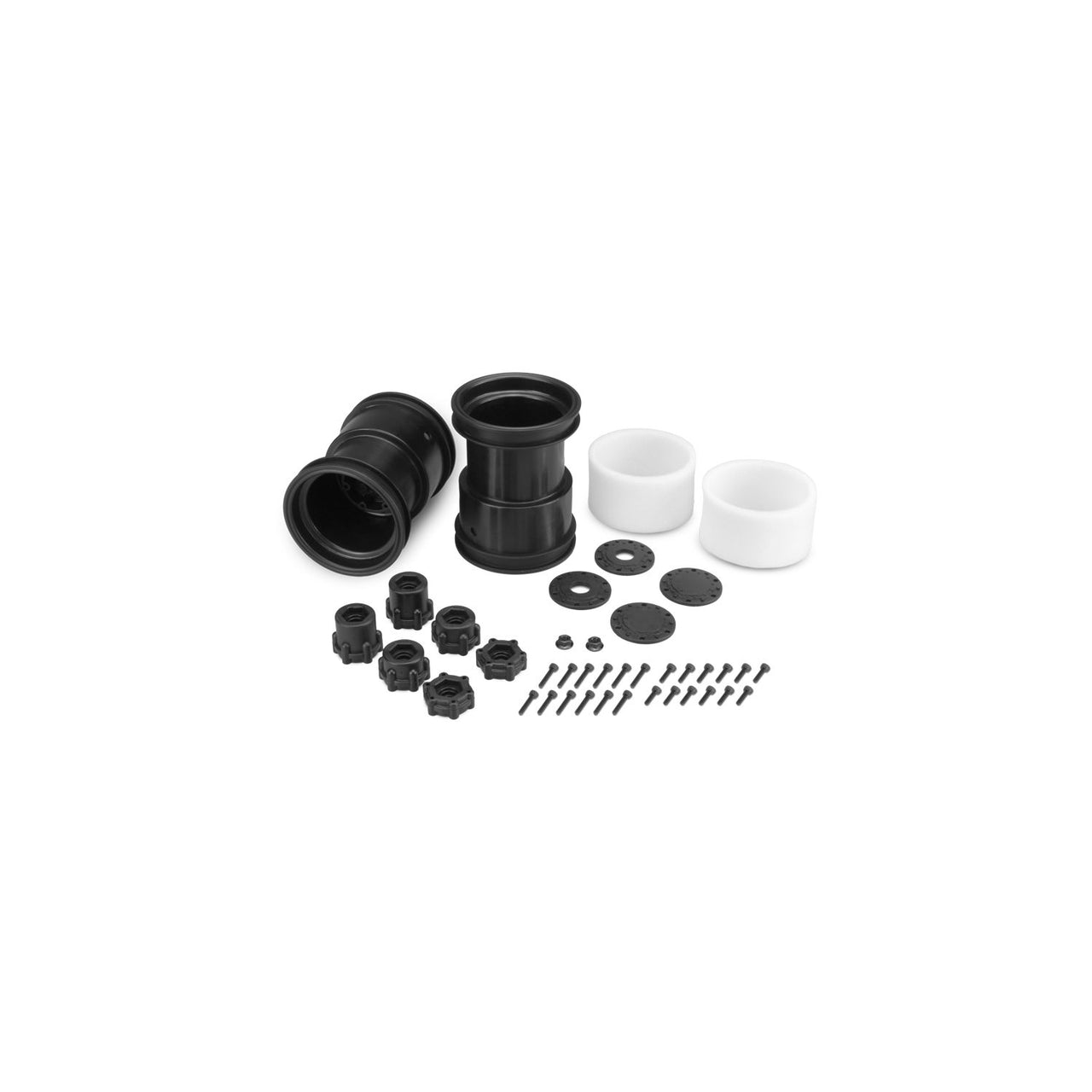 JCO3377B - JConcepts Tribute - 2.6&quot; Monster Truck Wheel - Black - 2pc.