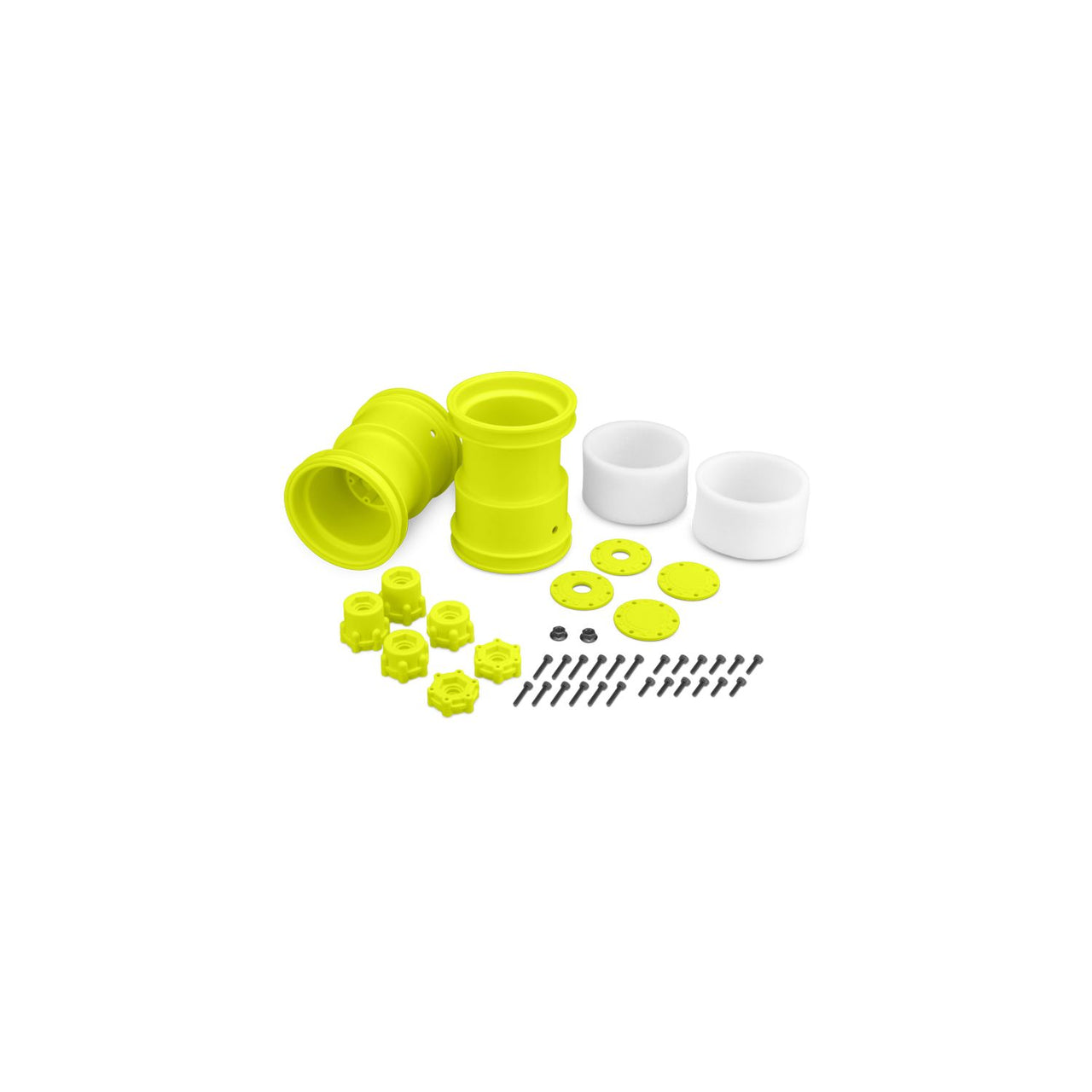 JCO3377Y - JConcepts Tribute - 2.6&quot; Monster Truck Wheel - Yellow - 2pc.