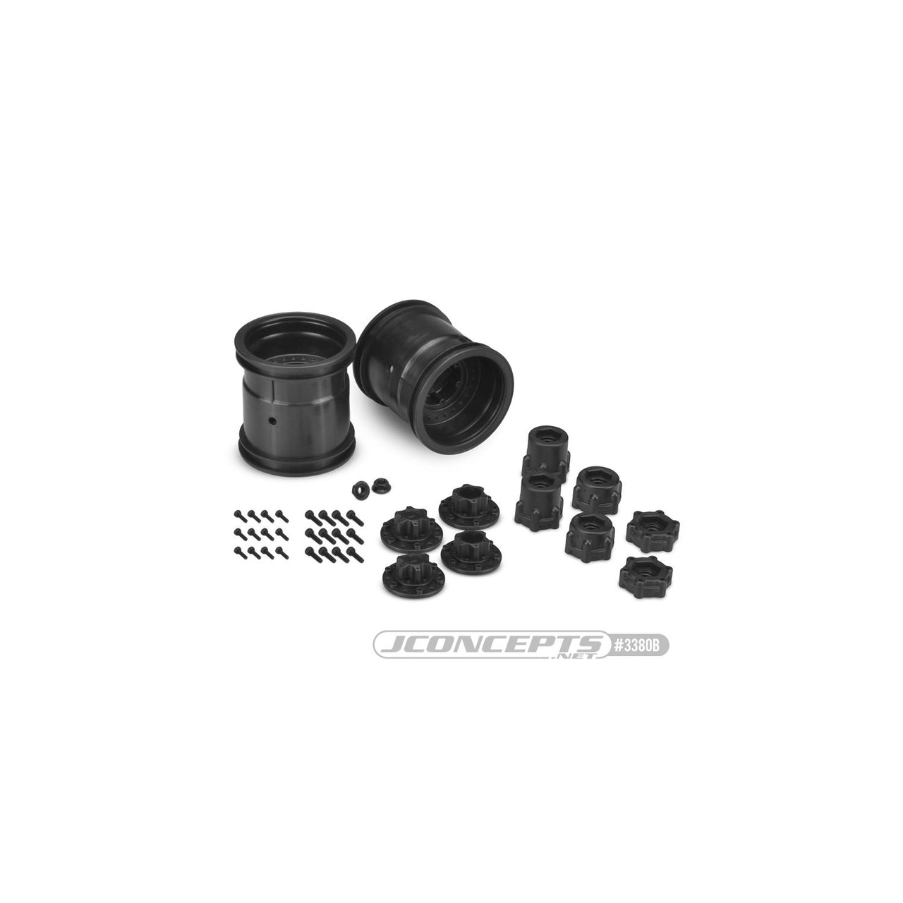 JCO3380B - JConcepts Midwest 2.2&quot; MT Wheel - Black - 2pc.