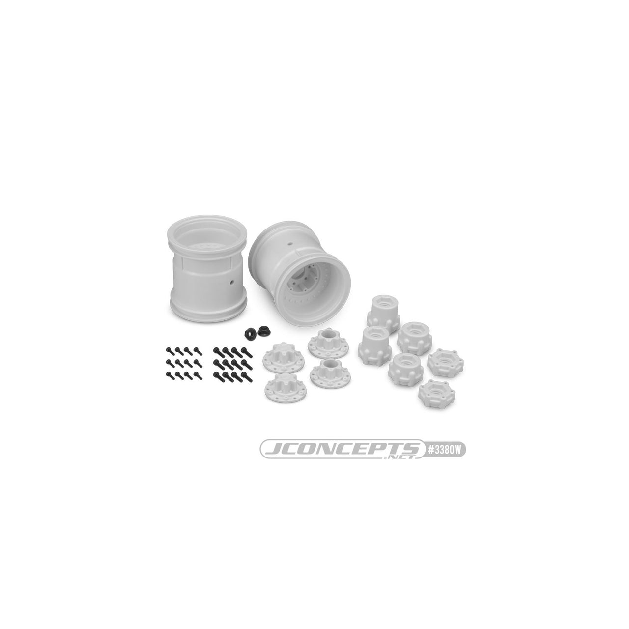 JCO3380W - JConcepts Midwest 2.2&quot; MT Wheel - White - 2pc.