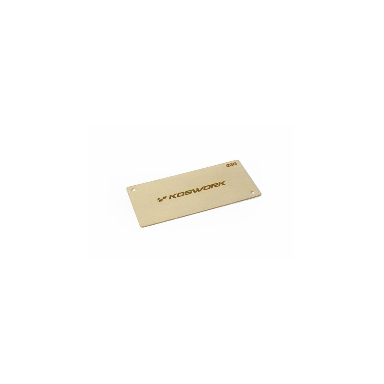 KOS04221 - Koswork 22g Shorty LiPo Weight 94x46x0.6mm