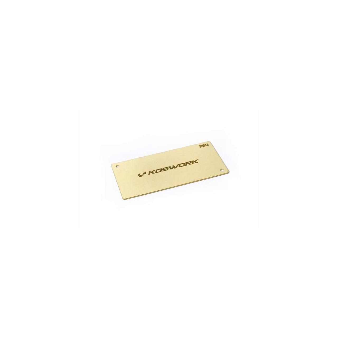 KOS04222 - Koswork 36g Shorty LiPo Weight 94x46x1.0mm