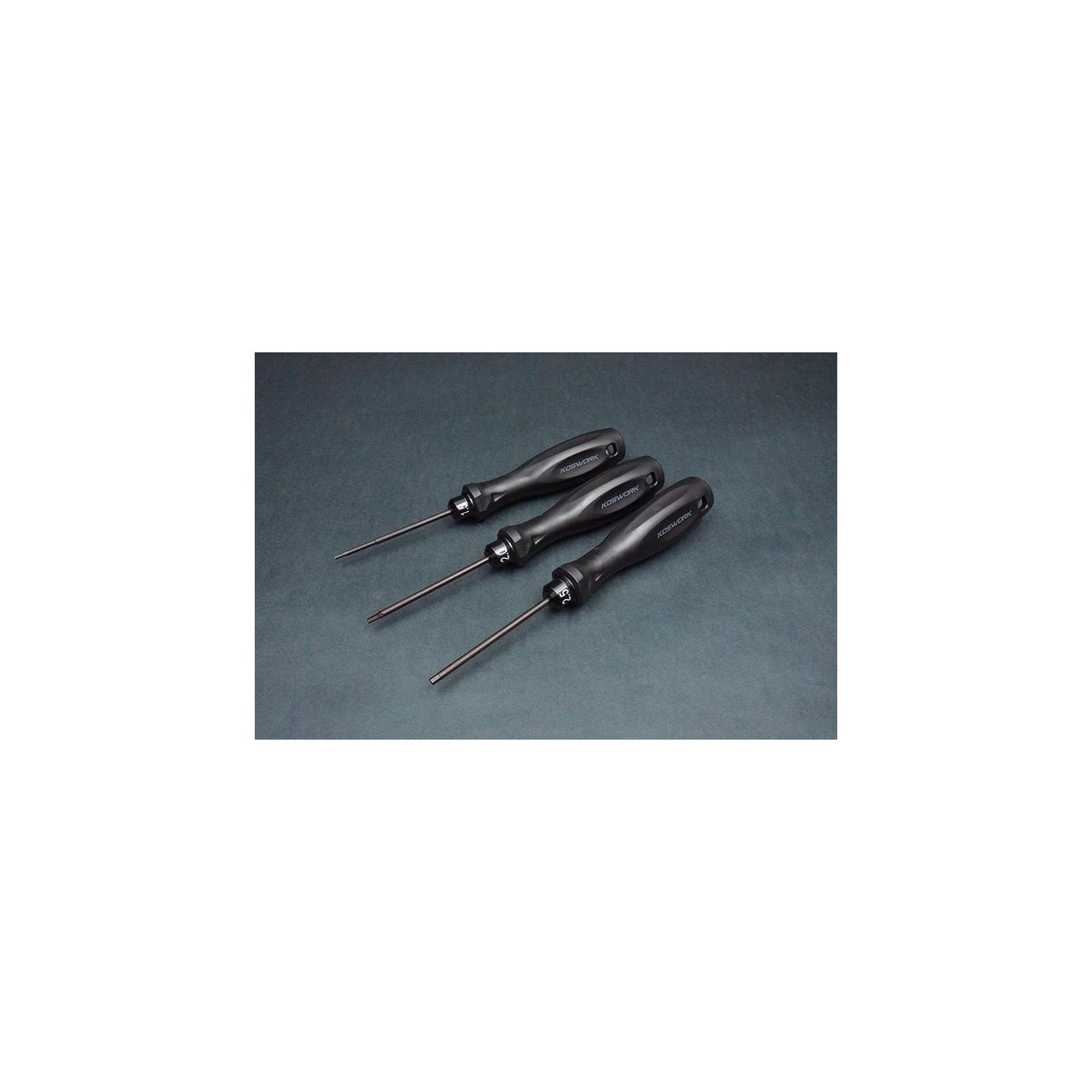 KOS13213-HSET3 - Koswork Hex Wrench Set 1.5mm, 2.0mm & 2.5mm (w/75mm Tip)