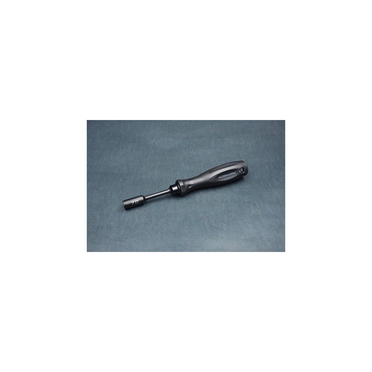 KOS13213-N7S - Koswork Steel 7mm Wheel Nut Driver (For 4mm nut) (w/68mm Tip) (Light Tri Handle)